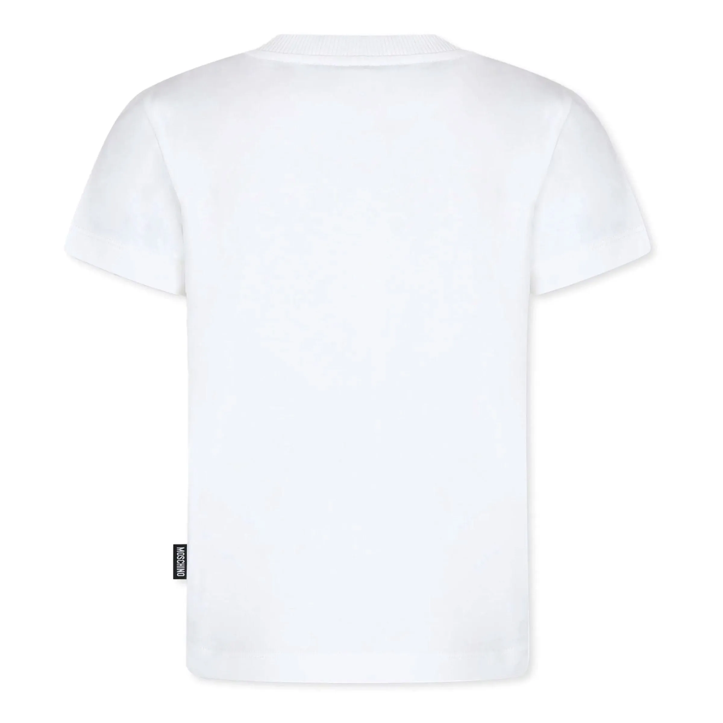 White Small Bear Patch T-Shirt