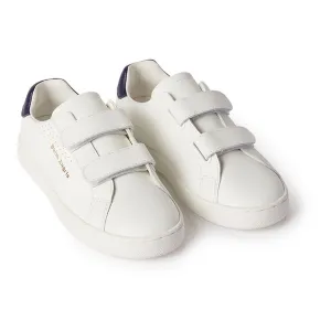 White Tennis Straps Sneakers