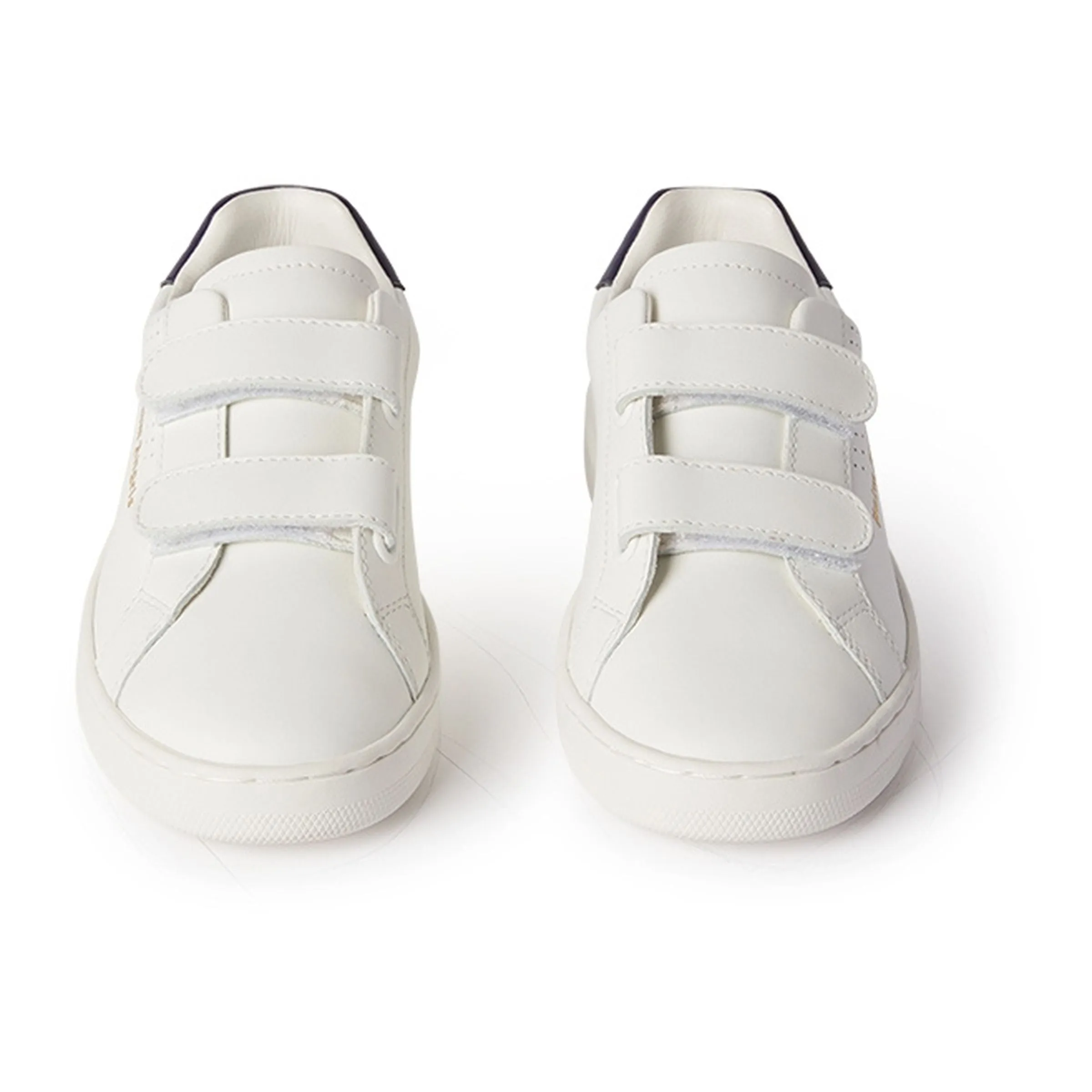 White Tennis Straps Sneakers