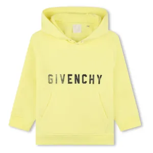 Yellow Hooded Sweatshirt