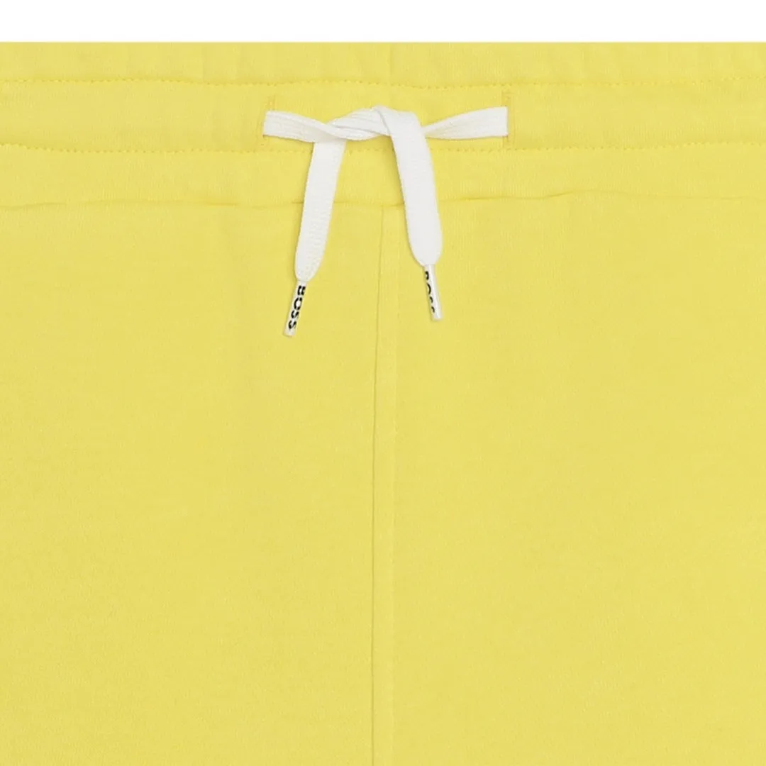 Yellow Logo Sweatshorts