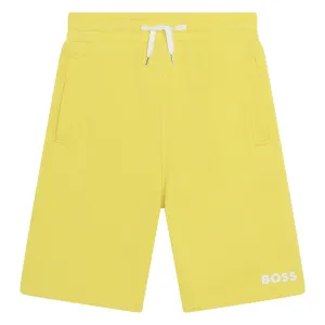 Yellow Logo Sweatshorts