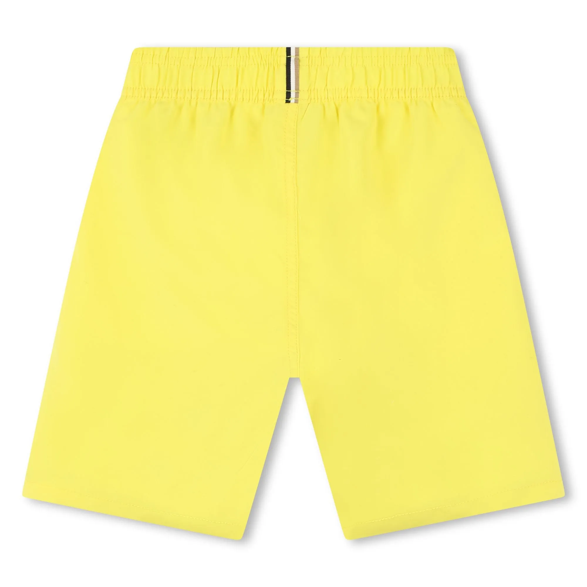 Yellow Side Logo Swimshorts